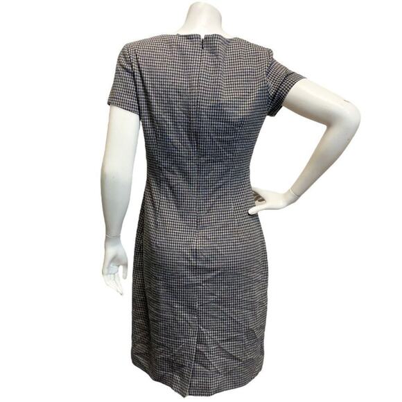 THEORY Houdstooth Aline Dress Sz 6 - Picture 9 of 9